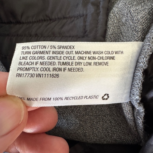 A New Day Women's Trouser Casual Dress Ankle Pant Gray Size 8 Cropped Career - Picture 7 of 14